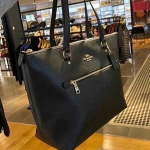 NWT COACH Large Gallery Tote (Black)